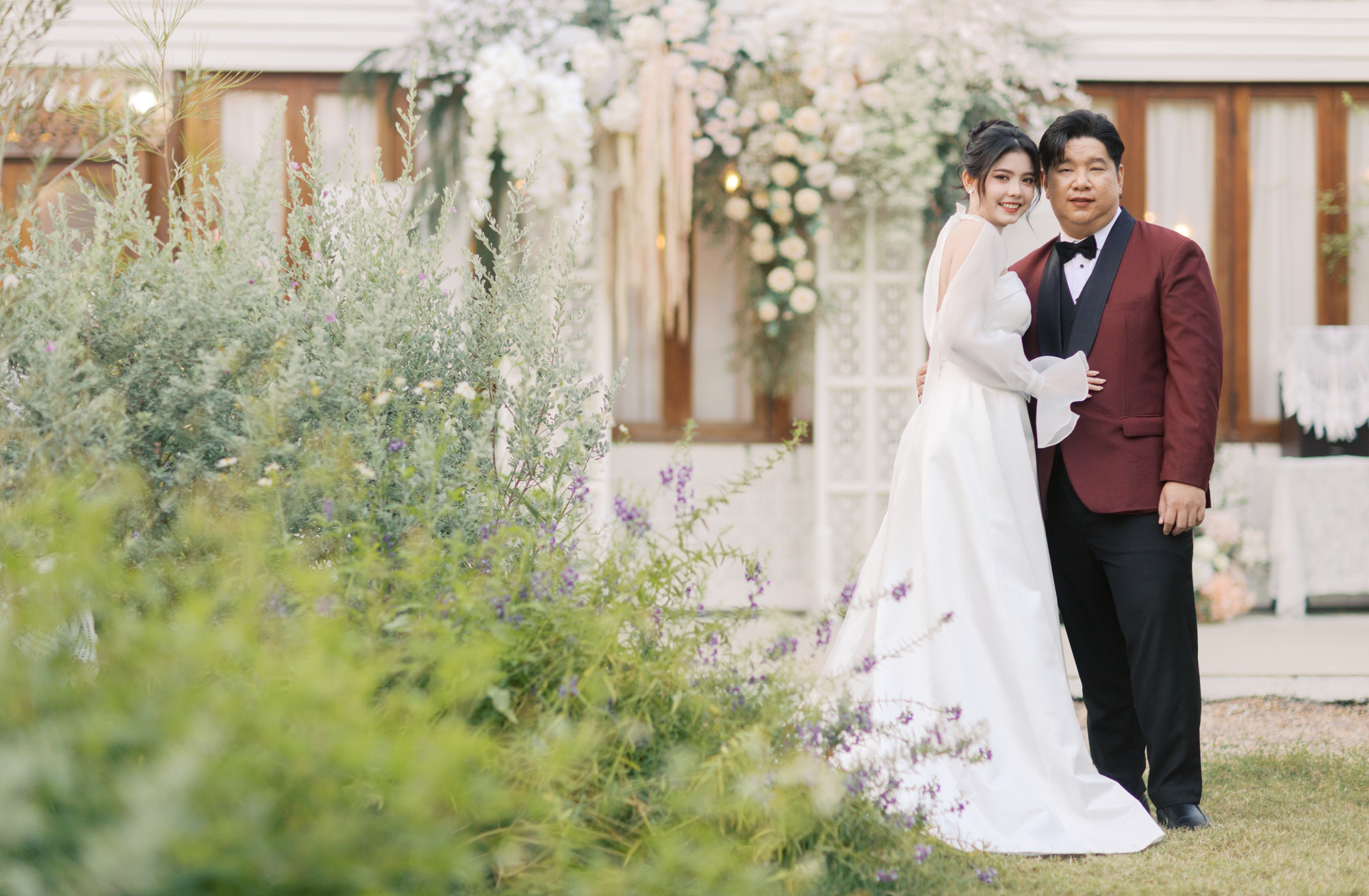 thai wedding photo at Maison de Mamie wedding venue