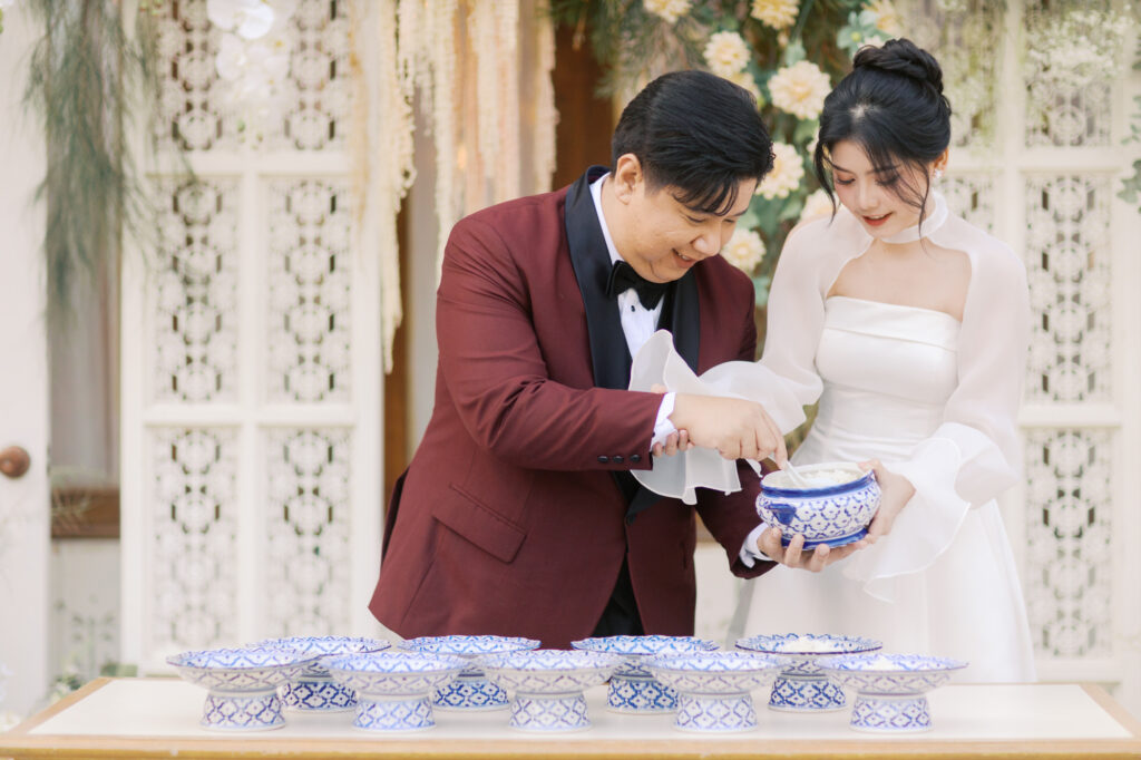 thai wedding photo at Maison de Mamie wedding venue