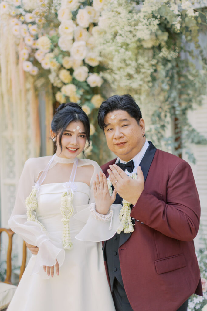 thai wedding photo at Maison de Mamie wedding venue