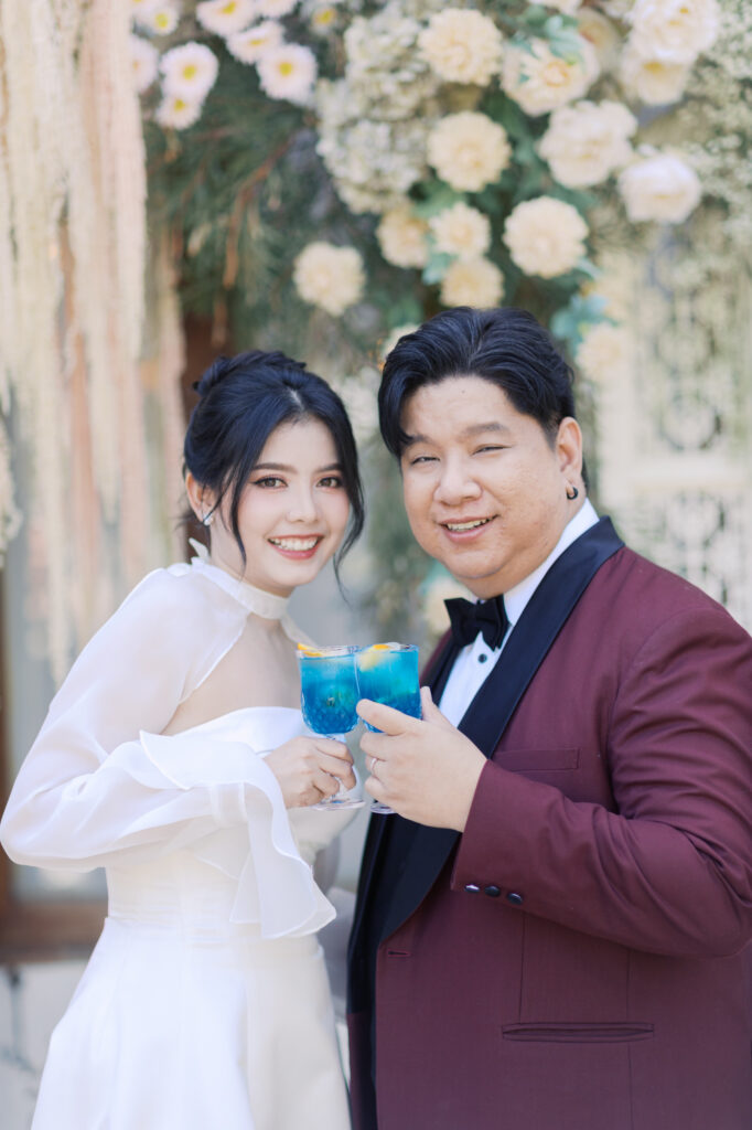 thai wedding photo at Maison de Mamie wedding venue