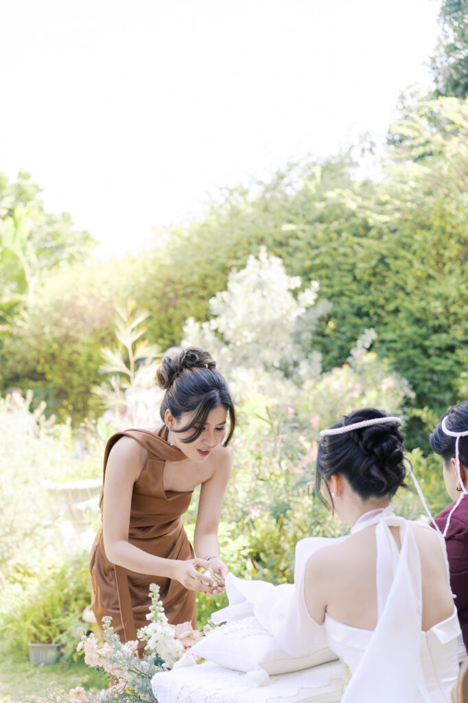thai wedding photo at Maison de Mamie wedding venue