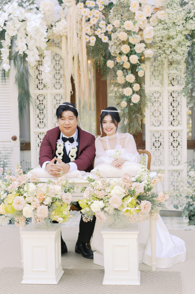 thai wedding photo at Maison de Mamie wedding venue
