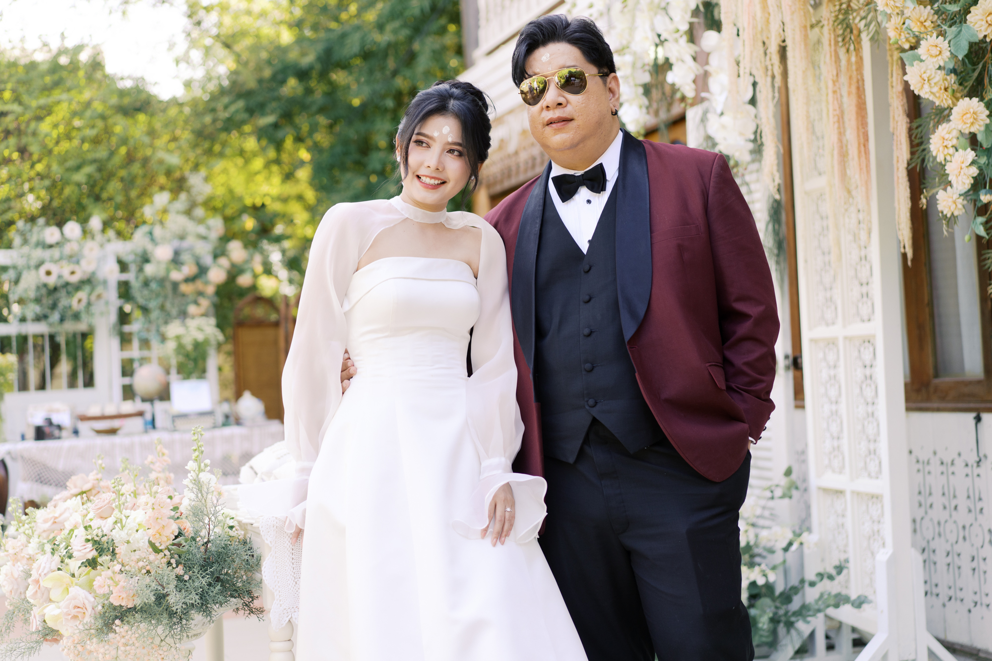 thai wedding photo at Maison de Mamie wedding venue