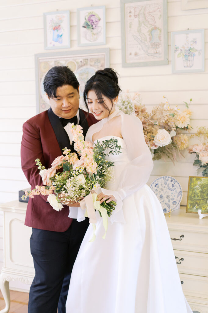thai wedding photo at Maison de Mamie wedding venue