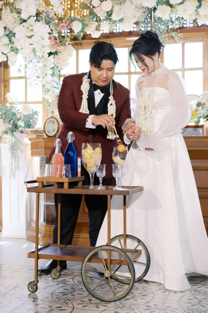 thai wedding photo at Maison de Mamie wedding venue