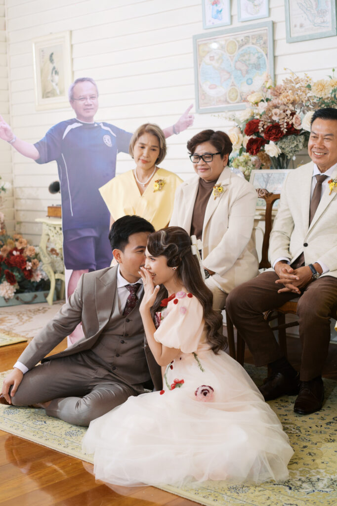thai wedding photo at Maison de Mamie wedding venue, garden wedding, Thai wedding ceremony, Thailand wedding destination,
Thailand wedding venue, vintage wedding