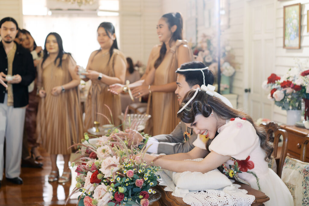 thai wedding photo at Maison de Mamie wedding venue, garden wedding, Thai wedding ceremony, Thailand wedding destination,
Thailand wedding venue, vintage wedding