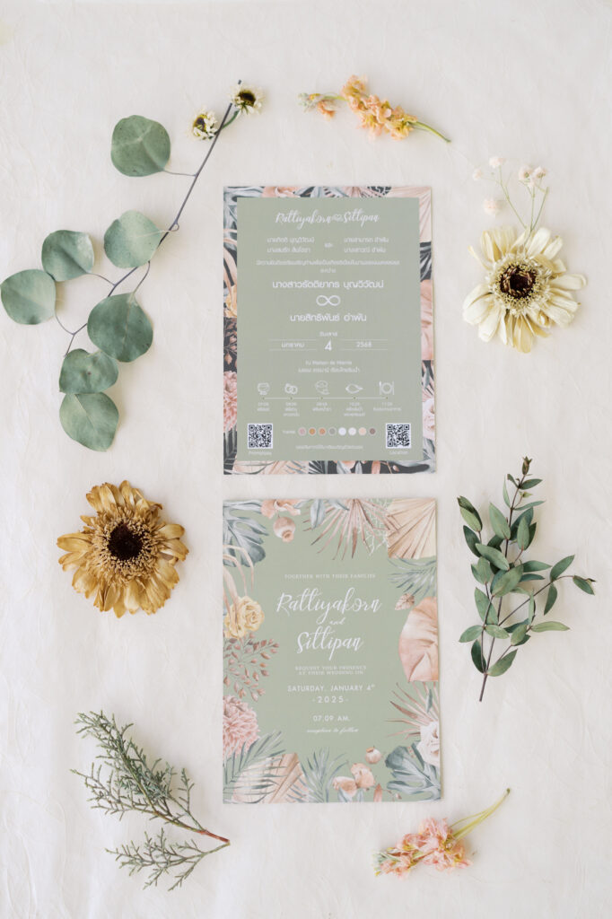 thai wedding photo at Maison de Mamie wedding venue