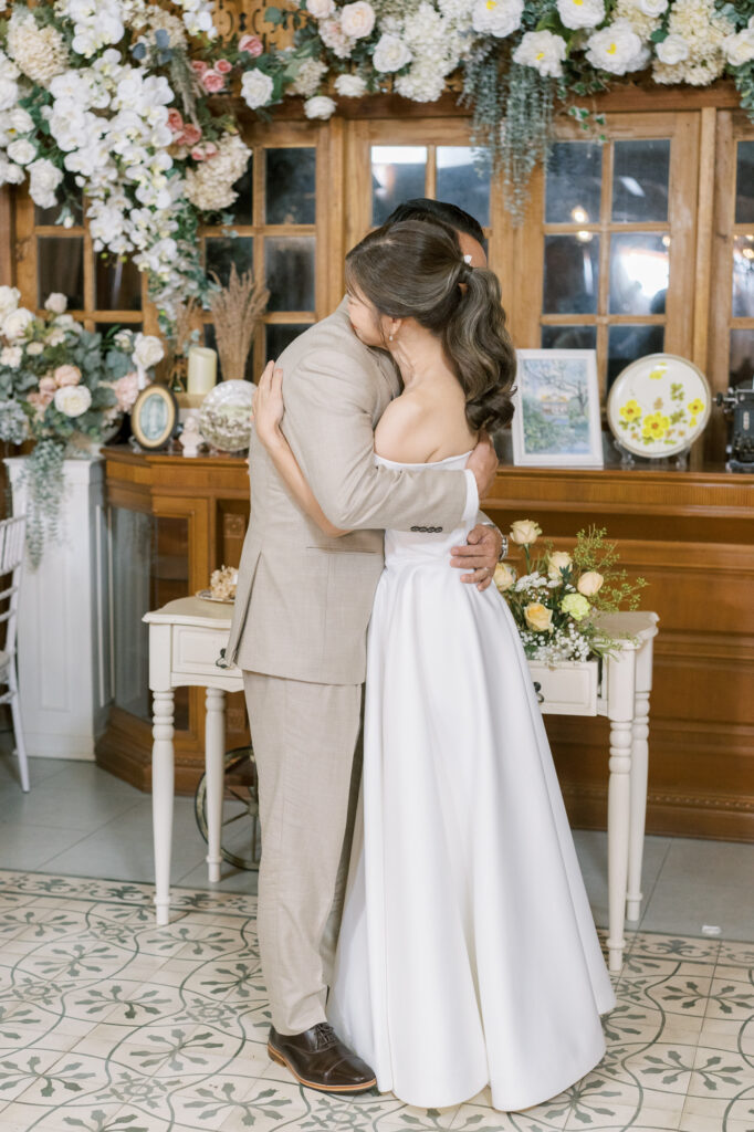 thai wedding photo at Maison de Mamie wedding venue, garden wedding, Thai wedding ceremony, Thailand wedding destination,
Thailand wedding venue