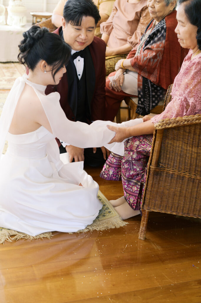 thai wedding photo at Maison de Mamie wedding venue