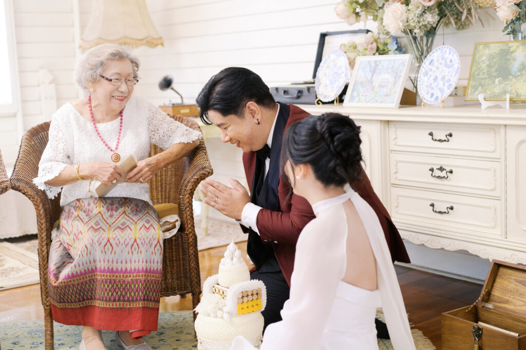 thai wedding photo at Maison de Mamie wedding venue