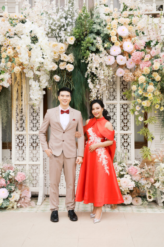 thai wedding photo at Maison de Mamie wedding venue, garden wedding, Thai wedding ceremony, Thailand wedding destination,
Thailand wedding venue, vintage wedding