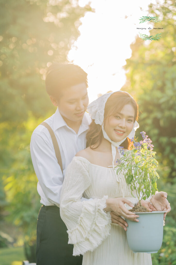 pre wedding photography, vintage wedding photo, garden wedding, maison de mamie wedding venue, wedding photography