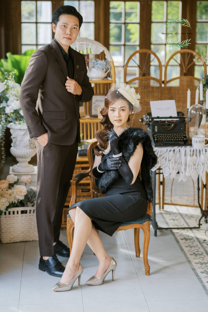 pre wedding photography, vintage wedding photo, garden wedding, maison de mamie wedding venue,  wedding photography