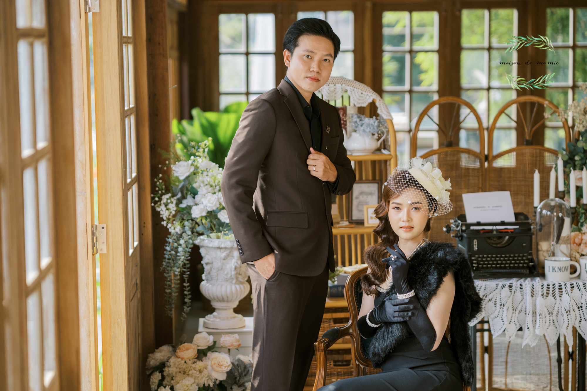 pre wedding photography, vintage wedding photo, garden wedding, maison de mamie wedding venue,  wedding photography