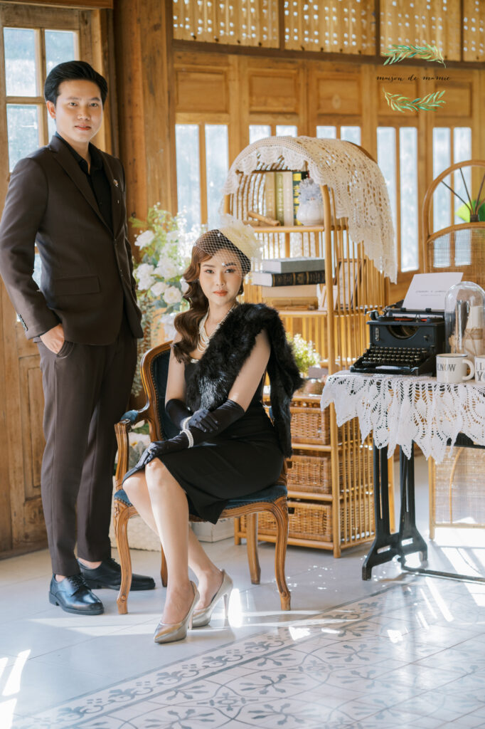 pre wedding photography, vintage wedding photo, garden wedding, maison de mamie wedding venue, wedding photography