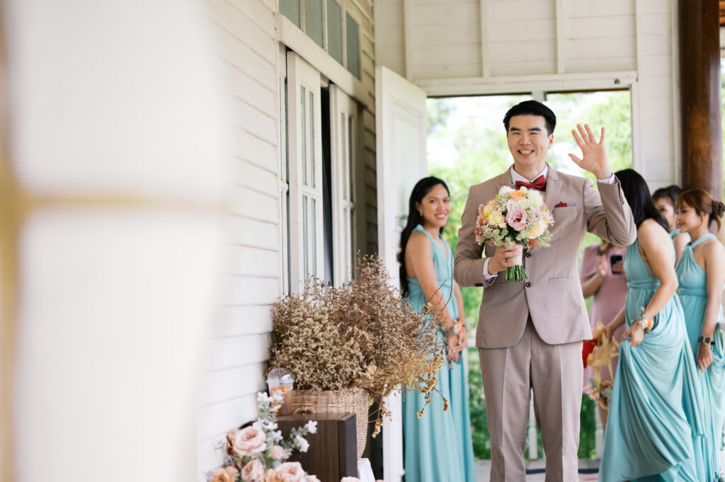 thai wedding photo at Maison de Mamie wedding venue, garden wedding, Thai wedding ceremony, Thailand wedding destination,
Thailand wedding venue, vintage wedding