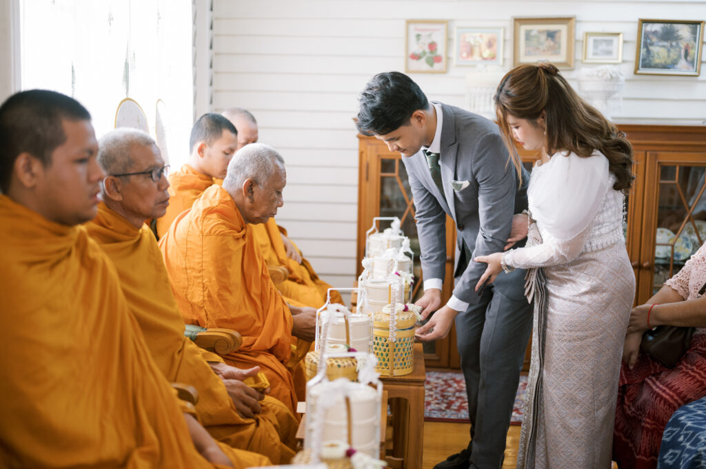 thai wedding photo at Maison de Mamie wedding venue