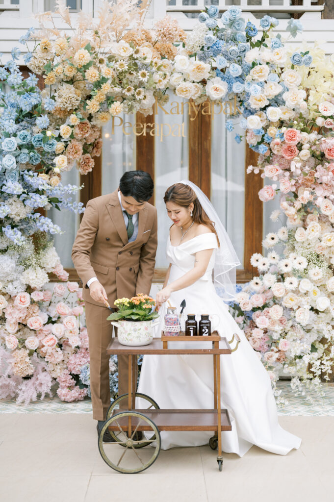 thai wedding photo at Maison de Mamie wedding venue