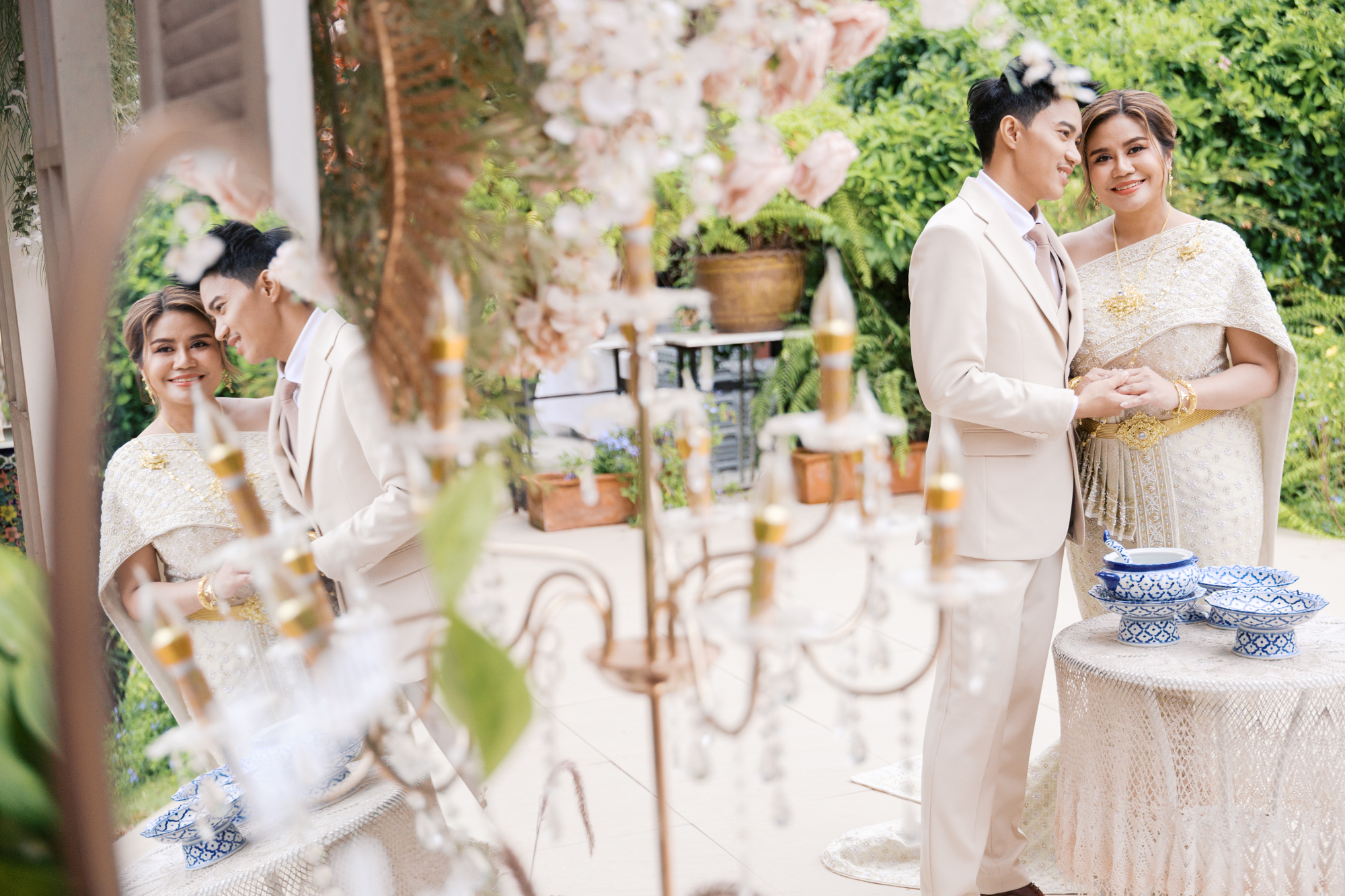 thai wedding photo at Maison de Mamie wedding venue, garden wedding, Thai wedding ceremony, Thailand wedding destination,
Thailand wedding venue, vintage wedding
