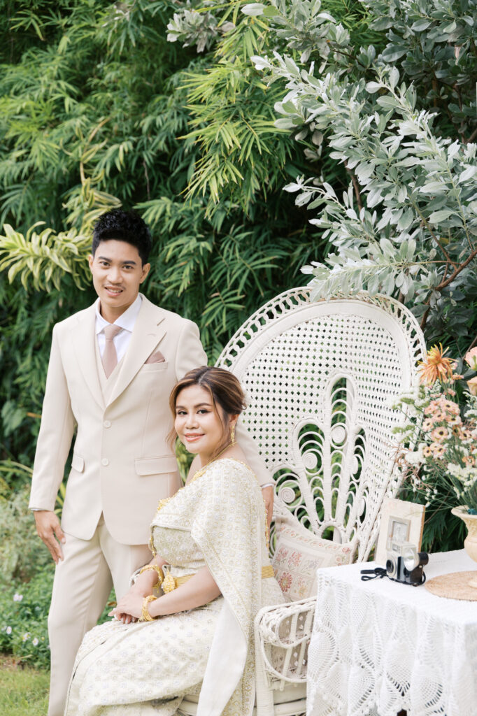 thai wedding photo at Maison de Mamie wedding venue, garden wedding, Thai wedding ceremony, Thailand wedding destination,
Thailand wedding venue, vintage wedding
