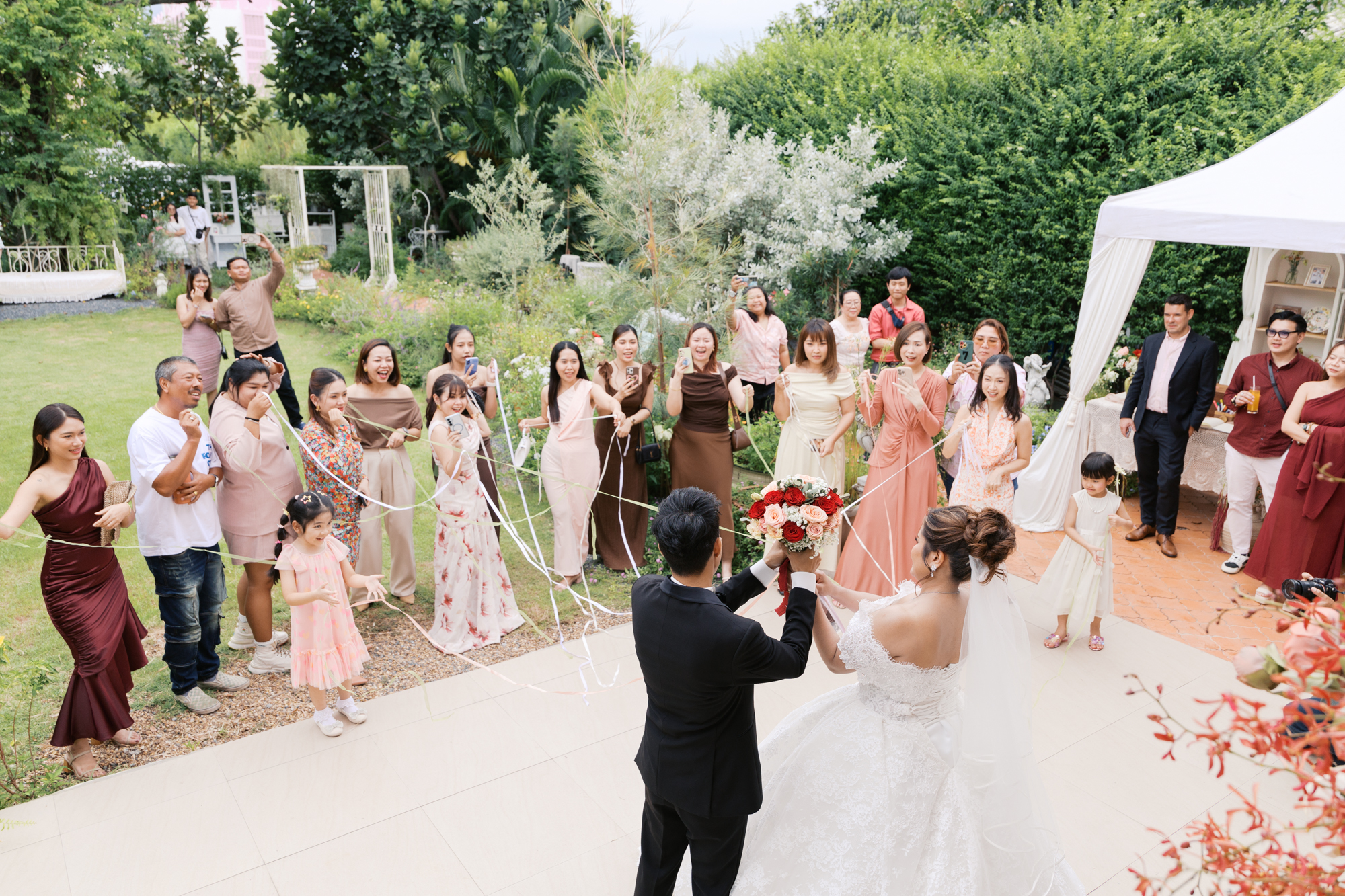 thai wedding photo at Maison de Mamie wedding venue, garden wedding, Thai wedding ceremony, Thailand wedding destination,
Thailand wedding venue, vintage wedding