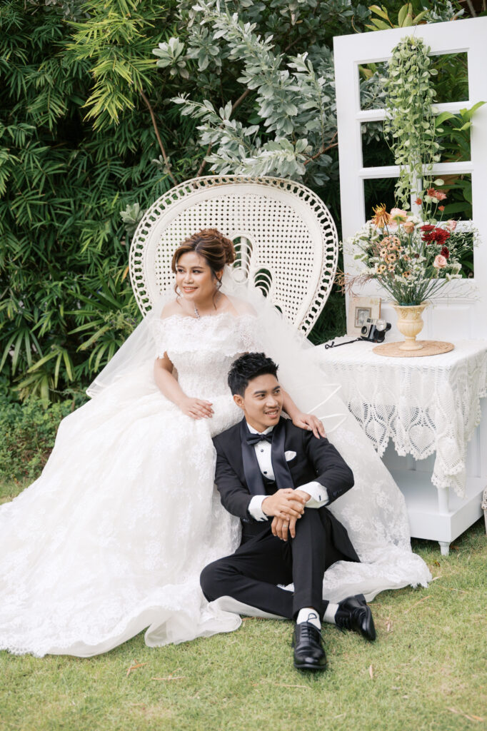 thai wedding photo at Maison de Mamie wedding venue, garden wedding, Thai wedding ceremony, Thailand wedding destination,
Thailand wedding venue, vintage wedding