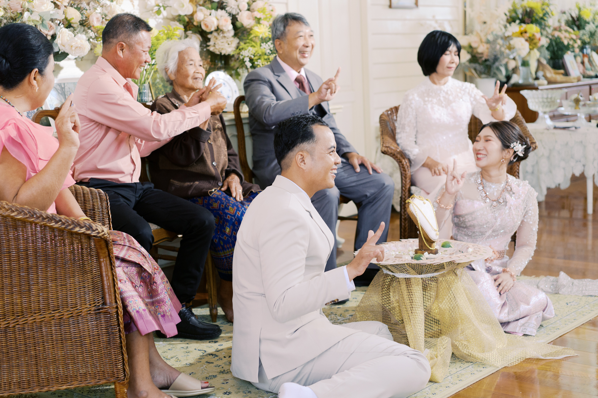 thai wedding photo at Maison de Mamie wedding venue, garden wedding, Thai wedding ceremony, Thailand wedding destination,
Thailand wedding venue, vintage wedding, thai-chinese wedding, wedding inter