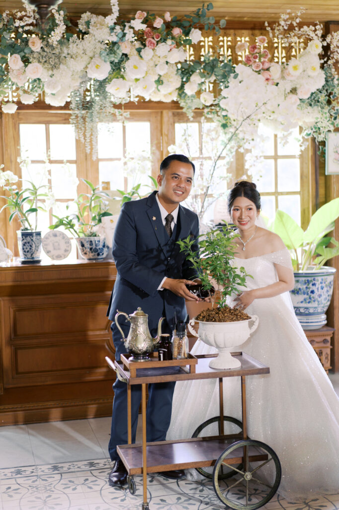 thai wedding photo at Maison de Mamie wedding venue, garden wedding, Thai wedding ceremony, Thailand wedding destination,
Thailand wedding venue, vintage wedding, thai-chinese wedding, wedding inter