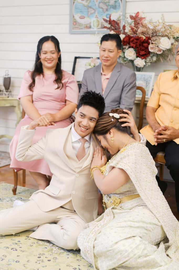 thai wedding photo at Maison de Mamie wedding venue, garden wedding, Thai wedding ceremony, Thailand wedding destination,
Thailand wedding venue, vintage wedding