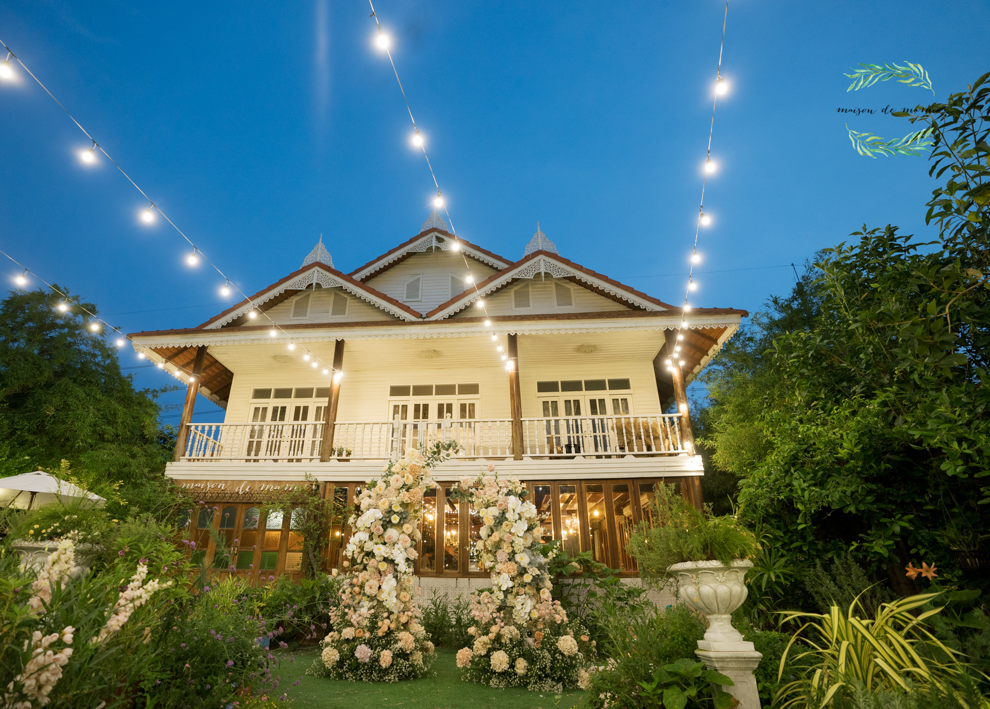 garden wedding, vow ceremony, maison de mamie wedding venue, Thailand wedding venue, สถานที่จัดงานแต่งงาน, เมซองเดอมามี, สถานที่จัดงานในสวน