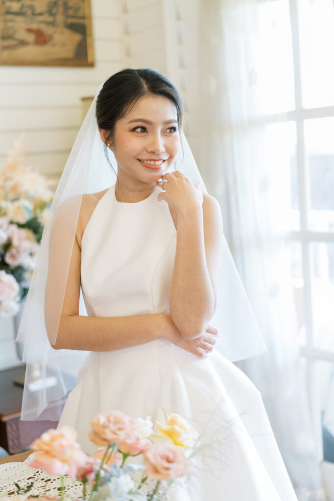 thai wedding photo at Maison de Mamie wedding venue, garden wedding, Thai wedding ceremony, Thailand wedding destination,
Thailand wedding venue, vintage wedding