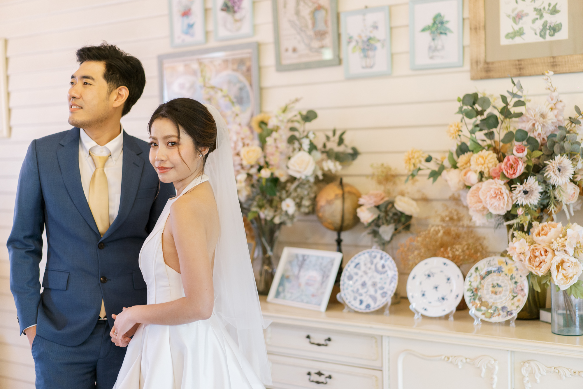 thai wedding photo at Maison de Mamie wedding venue, garden wedding, Thai wedding ceremony, Thailand wedding destination,
Thailand wedding venue, vintage wedding