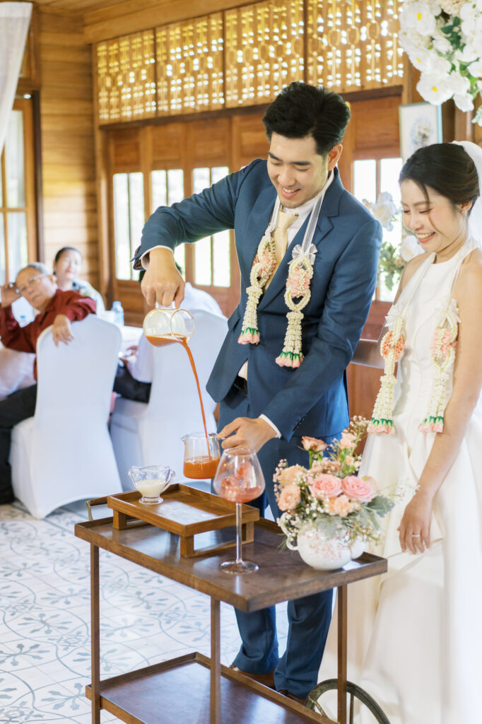 thai wedding photo at Maison de Mamie wedding venue, garden wedding, Thai wedding ceremony, Thailand wedding destination,
Thailand wedding venue, vintage wedding