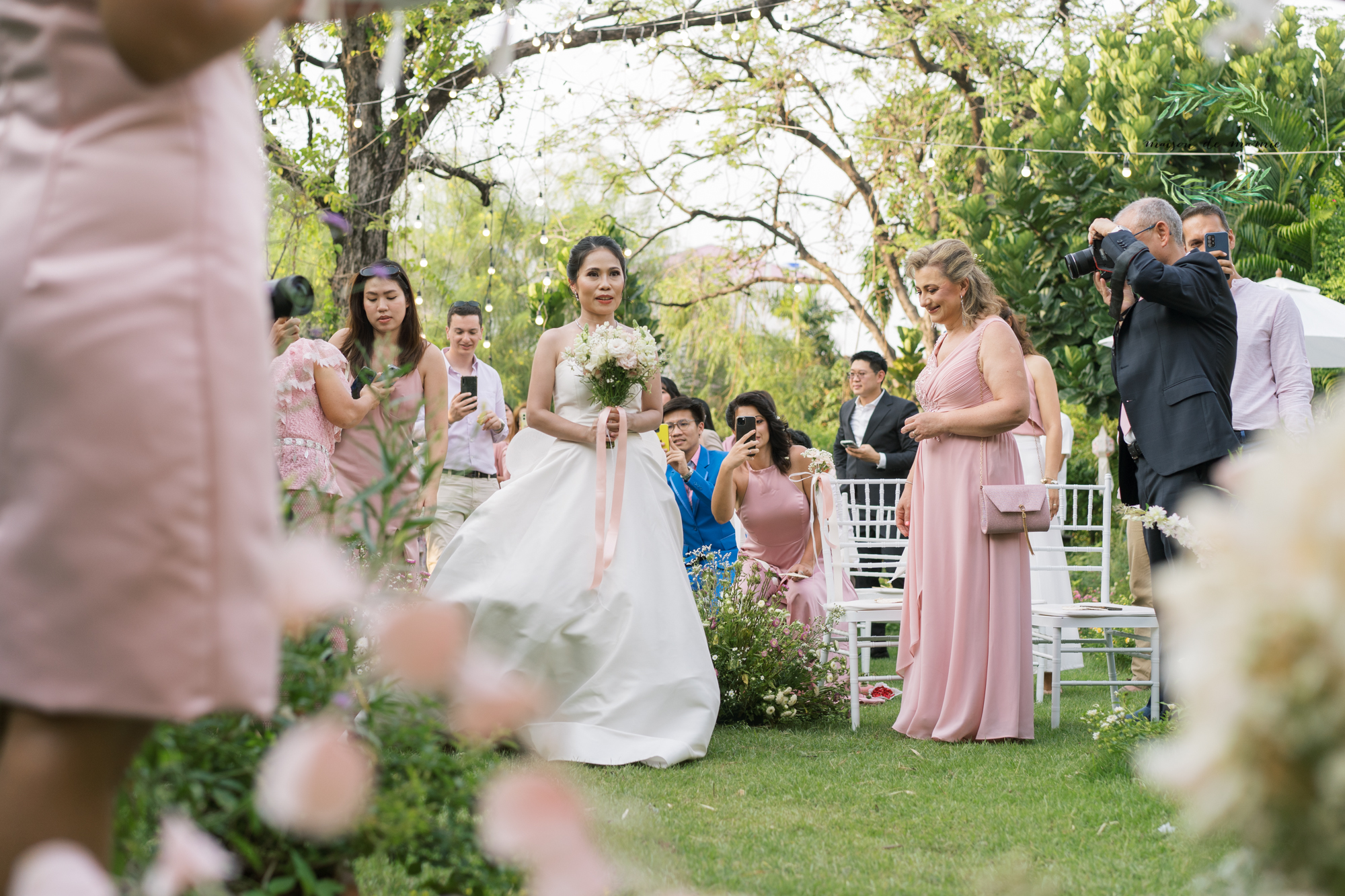 garden wedding, vow ceremony, maison de mamie wedding venue, Thailand wedding venue, สถานที่จัดงานแต่งงาน, เมซองเดอมามี, สถานที่จัดงานในสวน