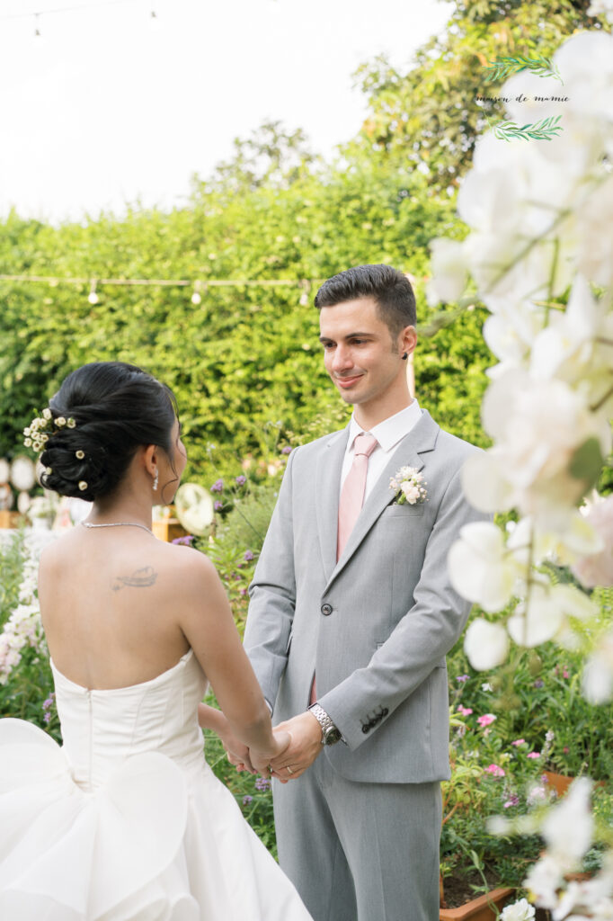 garden wedding, vow ceremony, maison de mamie wedding venue, Thailand wedding venue, สถานที่จัดงานแต่งงาน, เมซองเดอมามี, สถานที่จัดงานในสวน