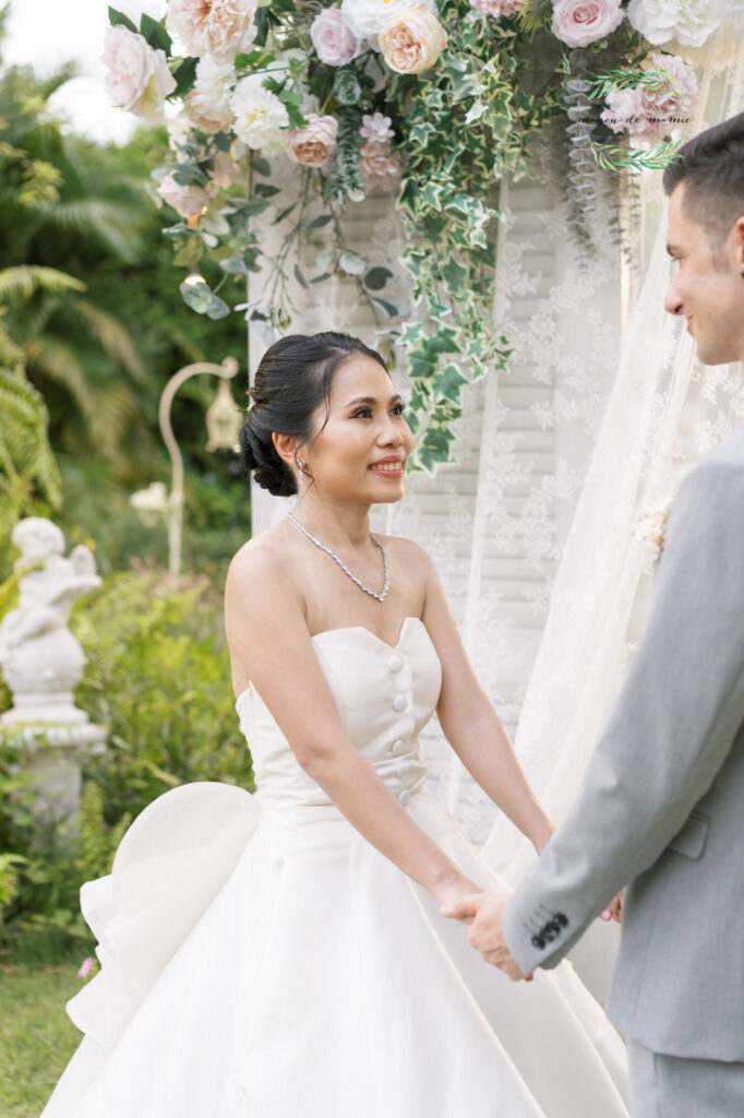 garden wedding, vow ceremony, maison de mamie wedding venue, Thailand wedding venue, สถานที่จัดงานแต่งงาน, เมซองเดอมามี, สถานที่จัดงานในสวน