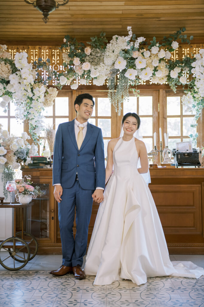 thai wedding photo at Maison de Mamie wedding venue, garden wedding, Thai wedding ceremony, Thailand wedding destination,
Thailand wedding venue, vintage wedding