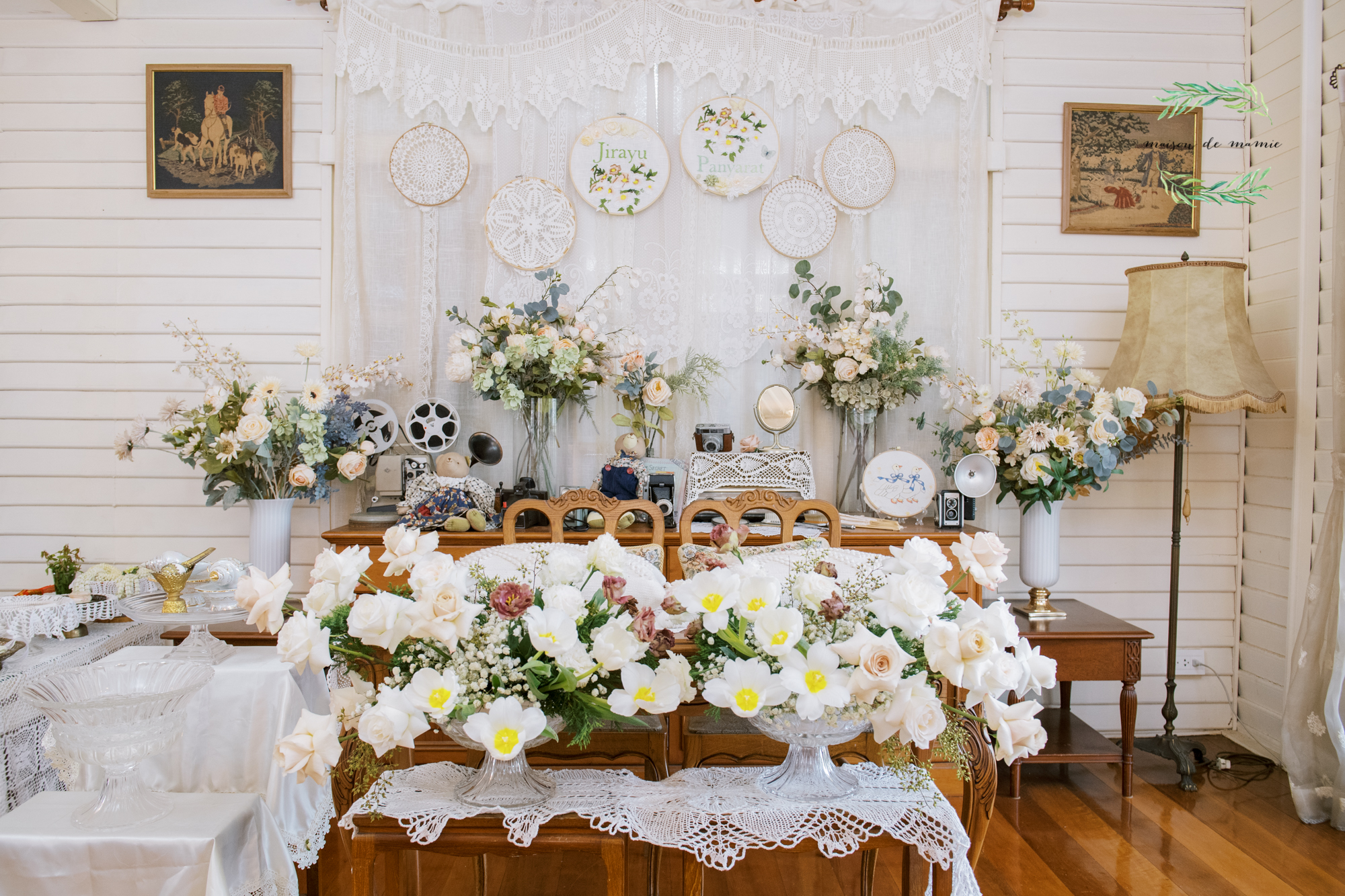 maisondemamie, wedding venue, vintage wedding, classic wedding, เมซองเดอมามี, สถานที่จัดงานแต่งงาน, gardenwedding, สถานที่จัดงานแต่งงานในสวน,พิธียกน้ำชา