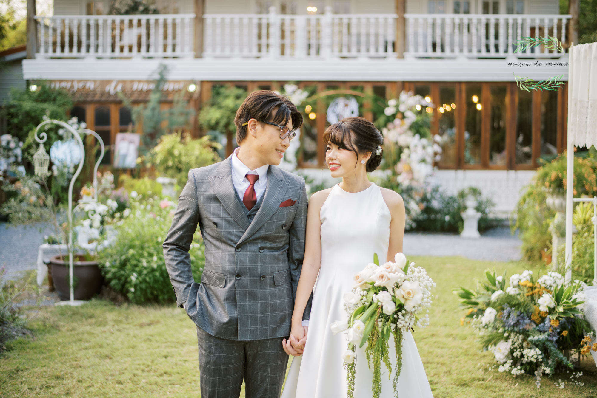 maisondemamie, wedding venue, vintage wedding, classic wedding, เมซองเดอมามี, สถานที่จัดงานแต่งงาน, gardenwedding, สถานที่จัดงานแต่งงานในสวน
