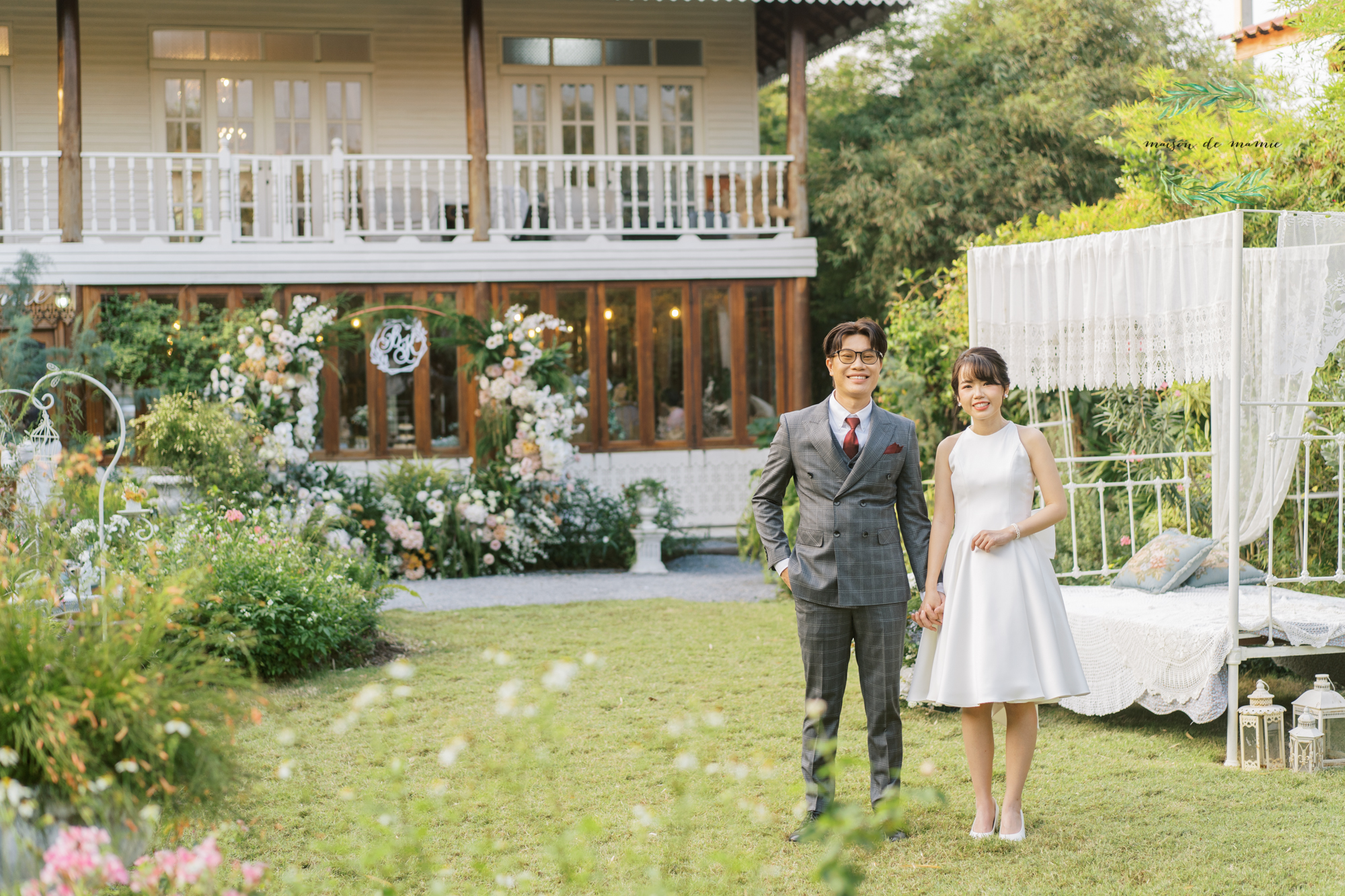 maisondemamie, wedding venue, vintage wedding, classic wedding, เมซองเดอมามี, สถานที่จัดงานแต่งงาน, gardenwedding, สถานที่จัดงานแต่งงานในสวน,พิธียกน้ำชา