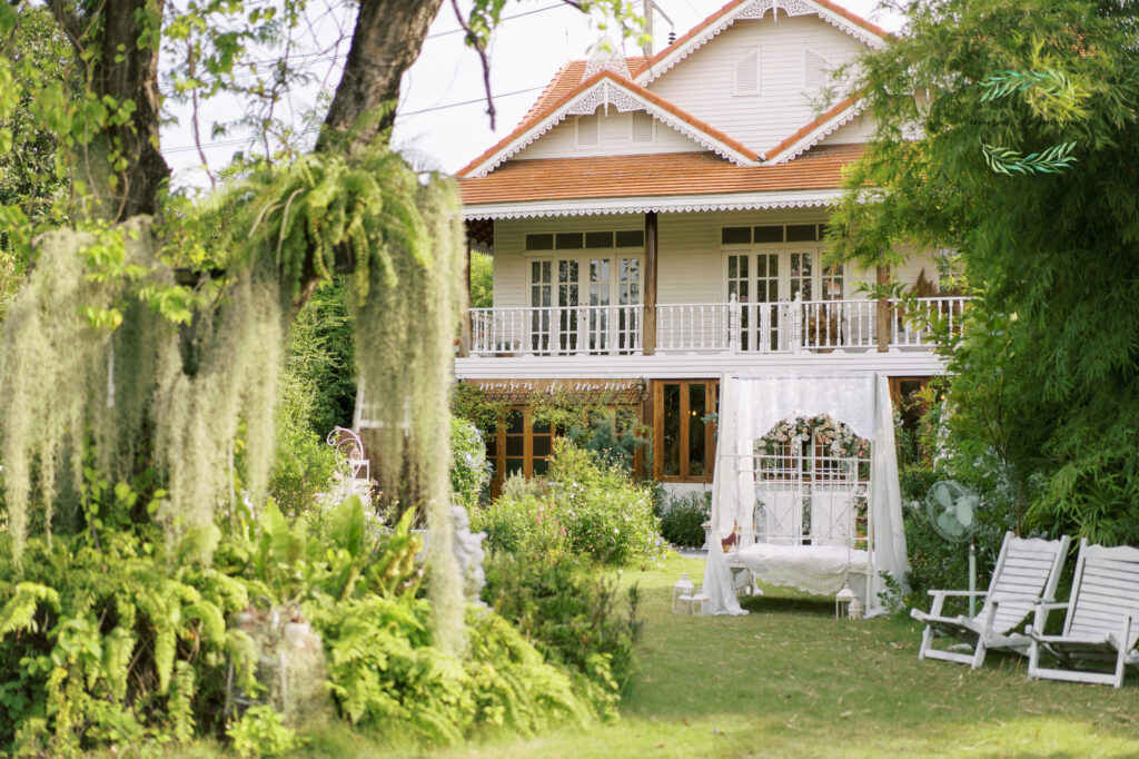 garden wedding, maison de mamie wedding venue, maison de mamie, vintage wedding, classic wedding, thaiwedding, thai wedding venue, สถานที่จัดงานแต่งงาน, สถานที่จัดงานใกล้กทม., weddinginter, thaiphotographer