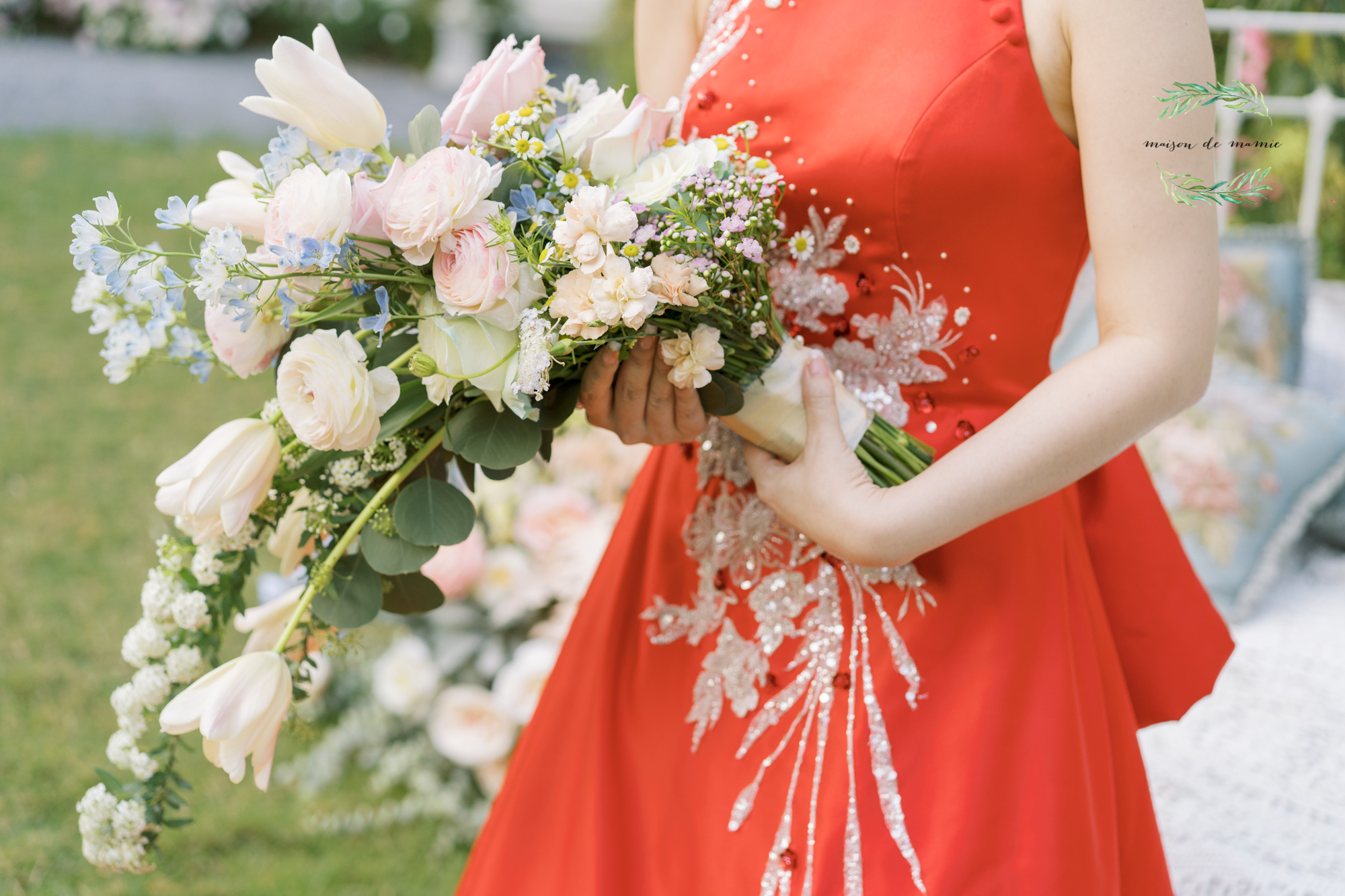 thai wedding photo at Maison de Mamie wedding venue, garden wedding, Thai wedding ceremony, Thailand wedding destination,
Thailand wedding venue, vintage wedding