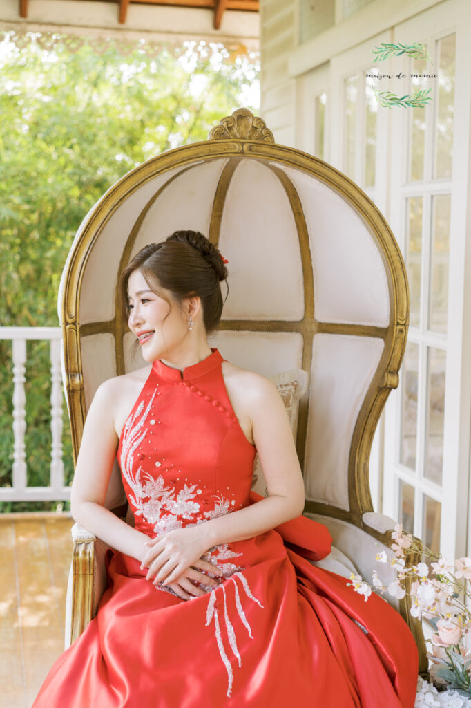 thai wedding photo at Maison de Mamie wedding venue, garden wedding, Thai wedding ceremony, Thailand wedding destination,
Thailand wedding venue, vintage wedding