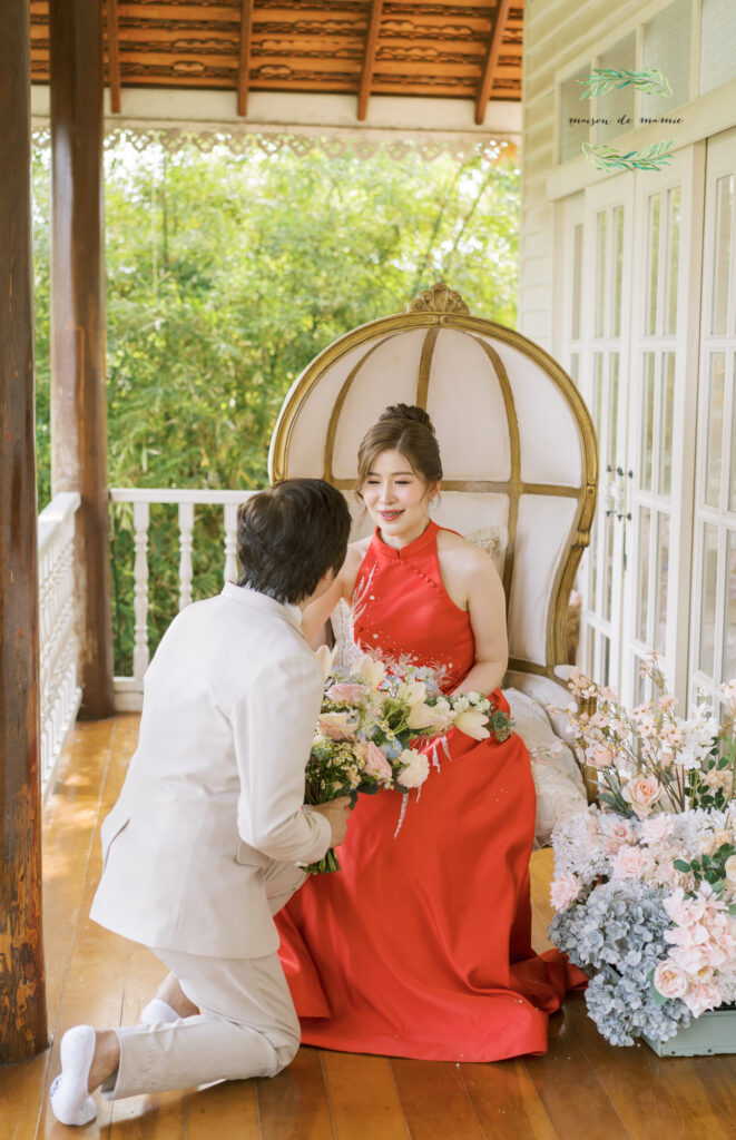thai wedding photo at Maison de Mamie wedding venue, garden wedding, Thai wedding ceremony, Thailand wedding destination,
Thailand wedding venue, vintage wedding