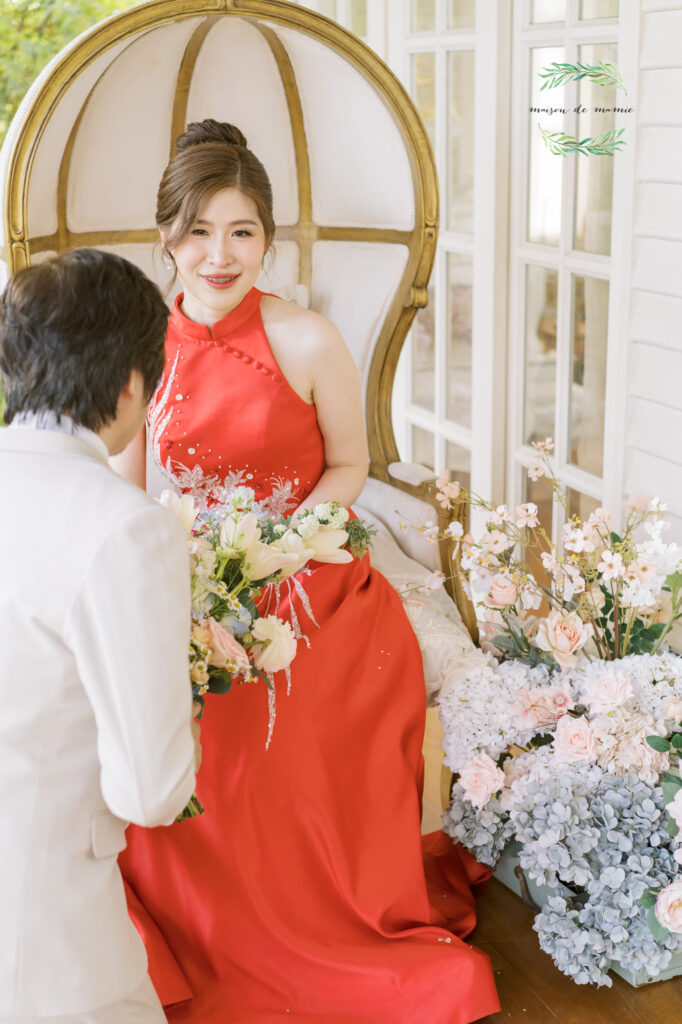 thai wedding photo at Maison de Mamie wedding venue, garden wedding, Thai wedding ceremony, Thailand wedding destination,
Thailand wedding venue, vintage wedding