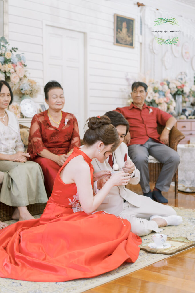 thai wedding photo at Maison de Mamie wedding venue, garden wedding, Thai wedding ceremony, Thailand wedding destination,
Thailand wedding venue, vintage wedding