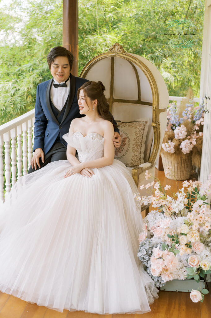 thai wedding photo at Maison de Mamie wedding venue, garden wedding, Thai wedding ceremony, Thailand wedding destination,
Thailand wedding venue, vintage wedding