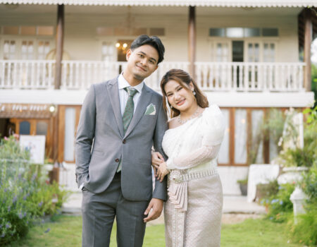 thai wedding photo at Maison de Mamie wedding venue, garden wedding, Thai wedding ceremony, Thailand wedding destination, Thailand wedding venue