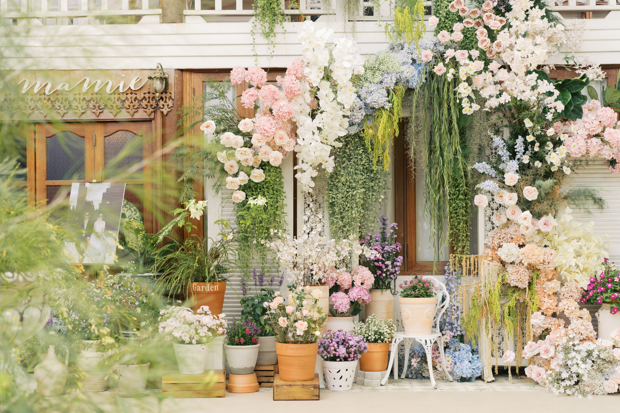 wedding venue, thai wedding venue, garden wedding, cottage garden, Chinese tea ceremony, maison de mamie wedding venue, เมซองเดอมามี, สถานที่จัดงานแต่งงาน, vintage and classic